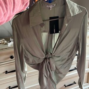 Fashion nova crop blouse